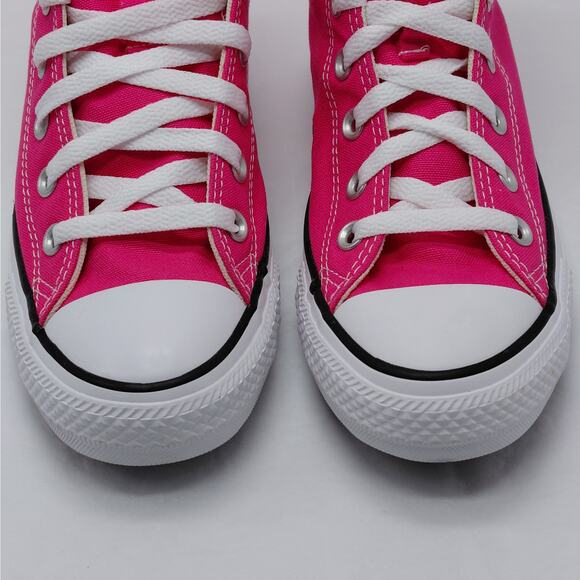 Converse Womens Chuck Taylor Hi Top Sneakers 7.5 Pink Y2K Athletic Preppy Shoes - Picture 6 of 10
